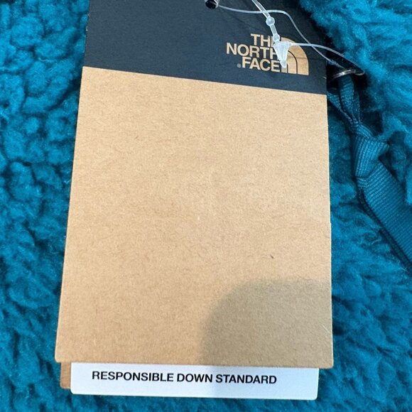 The North Face Nuptse Sherpa High Pile Down Jacket Harbor Blue Womens XXL - Picture 11 of 15